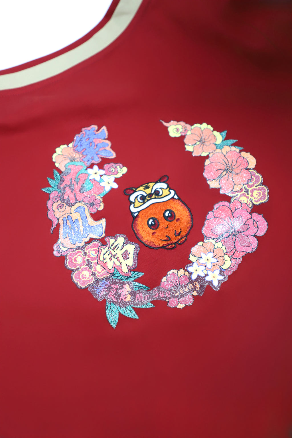 【Limited 65pcs】Xiangyun Silk × Cotton Women’s Embroidery Tee