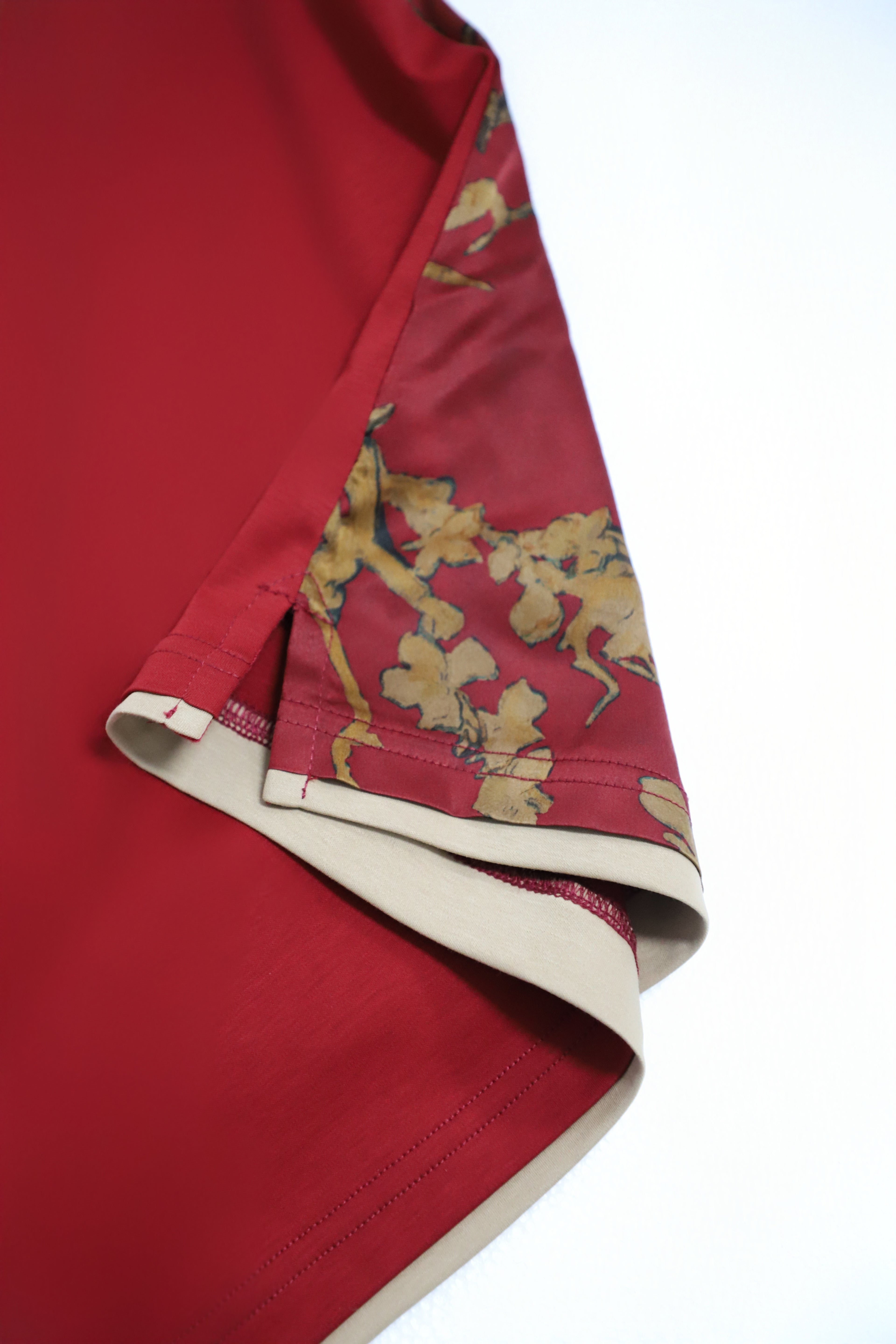 【Limited 65pcs】Xiangyun Silk × Cotton Women’s Embroidery Tee